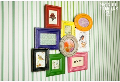Pêle-mêle multicolore 9 cadres Pêle-mêle multicolore 9 cadres