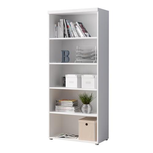 Bibliothèque pour bureau coloris blanc laqué