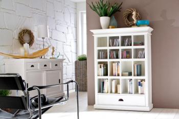 Bibliothèque blanche Cygne