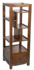 Etagère colonne double face en hevea Etagère colonne double face