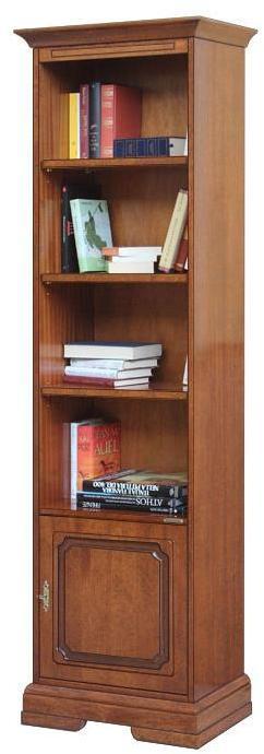 Bibliothèque colonne classique en bois
