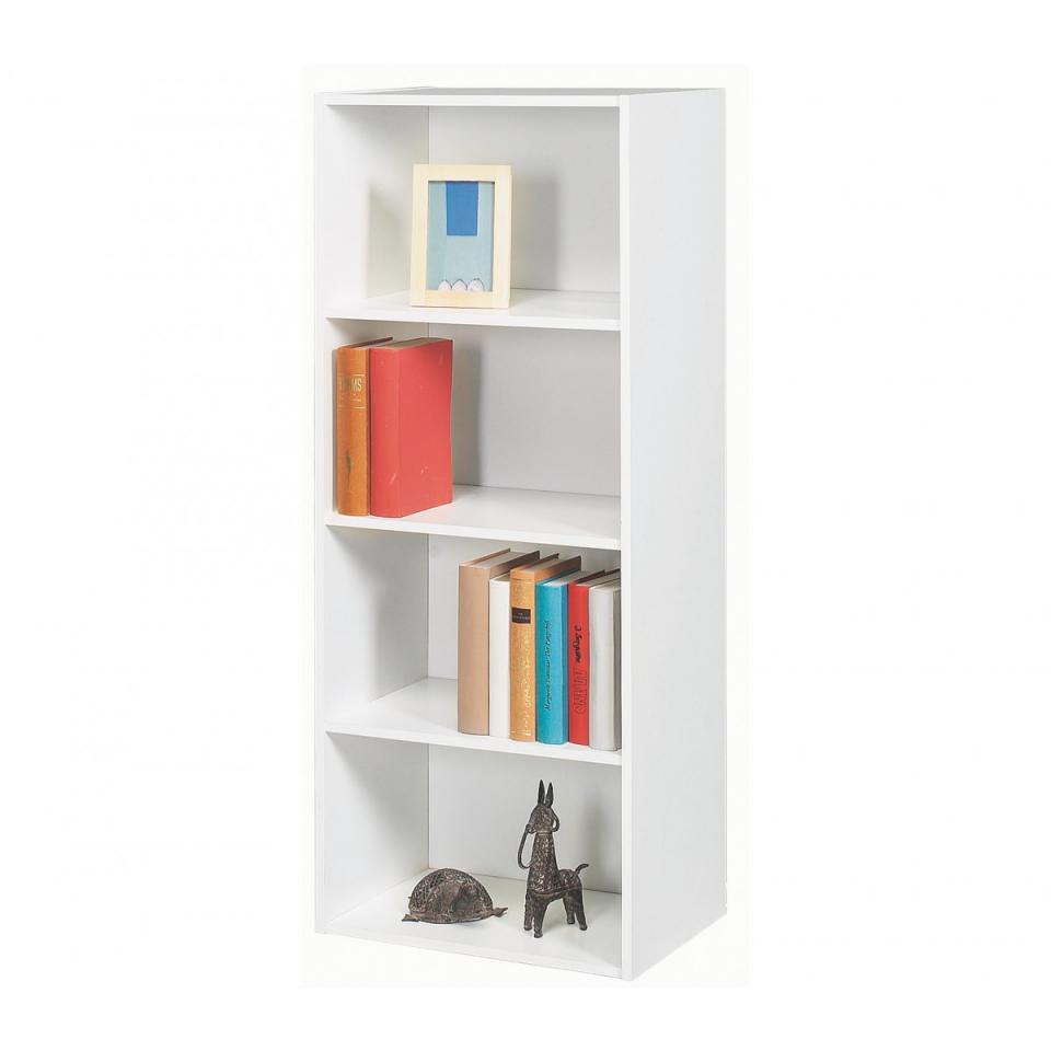 Bibliothèque 4 Cubes Blanche B4C122 - Terre de Nui