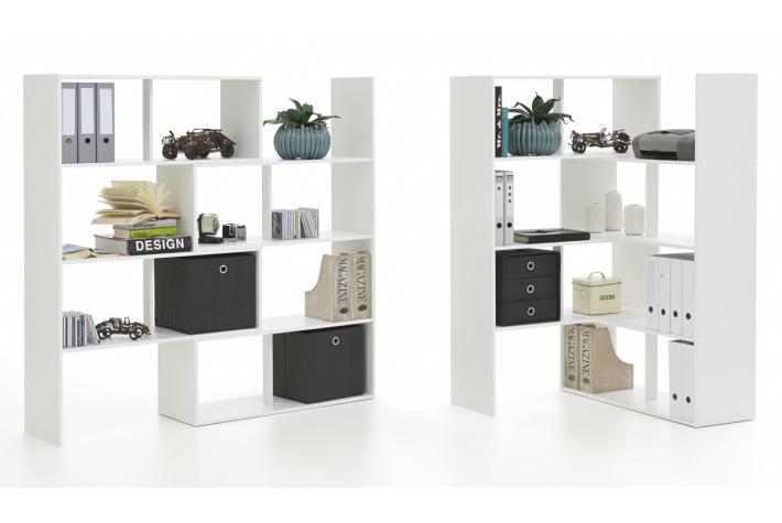 Bibliothèque modulabe blanche STRETCH