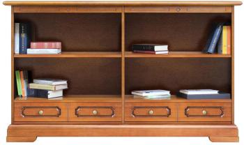 Bibliothèque basse double largeur