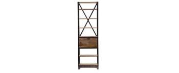 Etagère bois massif et métal industrielle ATELIER Etagère bois massif et métal