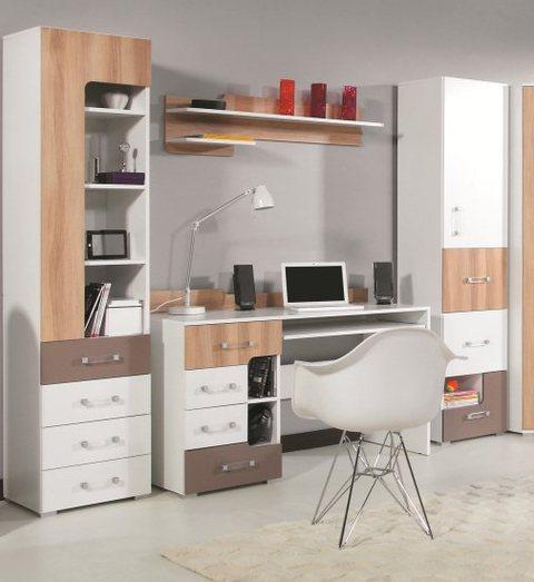 Mobilier pour chambre adolescents Bibliothèque 4 t