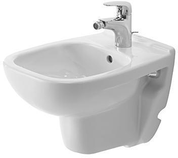 Duravit D-Code - Bidet suspendu Compact Duravit D-Code - Bidet suspendu