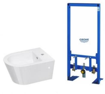 Pack Bidet suspendu court URBY + Rapid SL GROHE Au