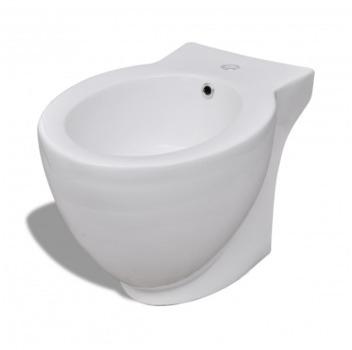 VidaXL Bidet rond à poser en céramique sanitaire b