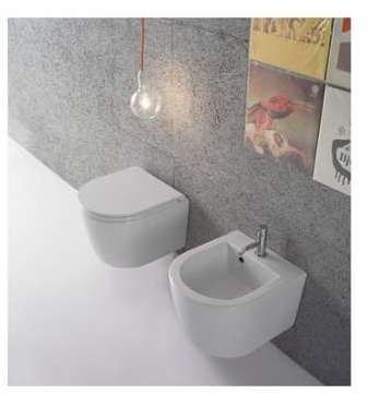 Bidet suspendu FORTY3 - 43 x 36 cm - cod FOS12 CER