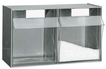 Bloc 2 tiroirs en plastique basculants Bloc 2 tiroirs en plastique