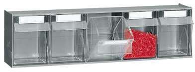 Bloc rangement 5 tiroirs plastiques transparents Bloc rangement 5 tiroirs plastiques