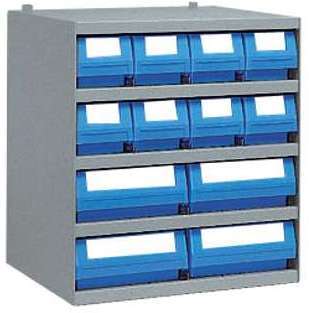 Casier 8 bacs tiroirs plastique L 120 x P 500 mm 4 Casier 8 bacs tiroirs plastique