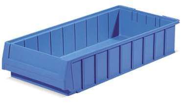 Bac tiroir plastique bleu L 24 x P 50 cm Bac tiroir plastique bleu