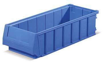 Bac tiroir plastique bleu L 16 x P 40 cm Bac tiroir plastique bleu