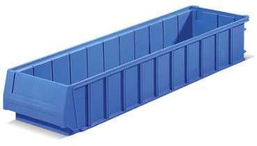 Bac tiroir plastique bleu L 16 x P 50 cm Bac tiroir plastique bleu