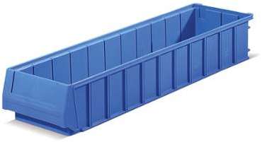 Bac tiroir plastique bleu L 16 x P 60 cm Bac tiroir plastique bleu