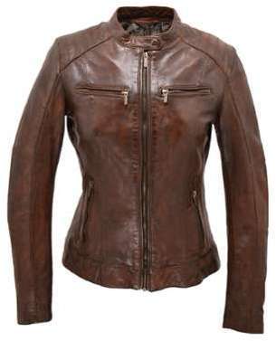 Blouson cuir femme tibet JODY