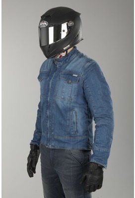 Blouson Jeans Bolt Kevlar bleu