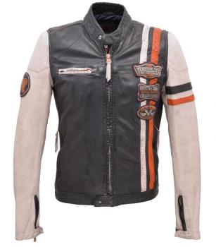 Blouson cuir homme Redskins TYLER ROCHO motard
