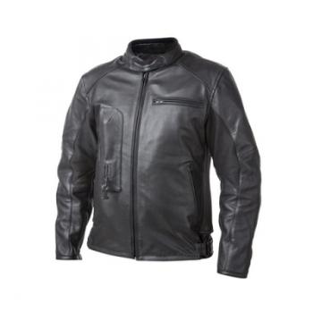 Blouson cuir moto Airbag Helite Roadster Noir