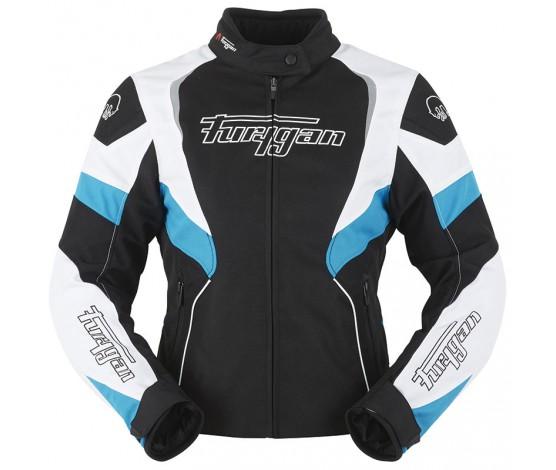 BLOUSON FURYGAN XENIA NOIR BLANC TURQUOI