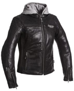 Blouson moto cuir Segura Lady Style Noir CE