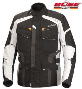 Veste moto Buse Torino Evo Gris Clair Noir