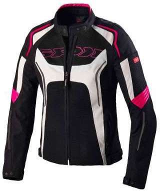 Blouson Spidi Tronik Net Lady T216 Noir Fuchsia