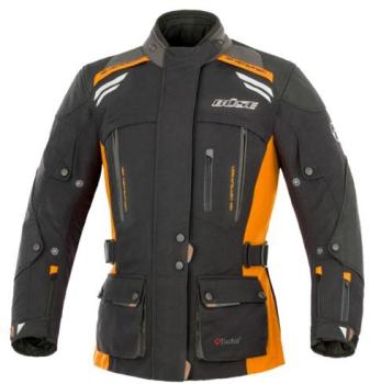 Veste moto Femme Buse Highland 3 en 1 Noir Orange