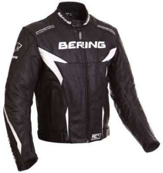 Blouson Bering Fizio Cuir Noir Blanc Blouson Bering Fizio Cuir