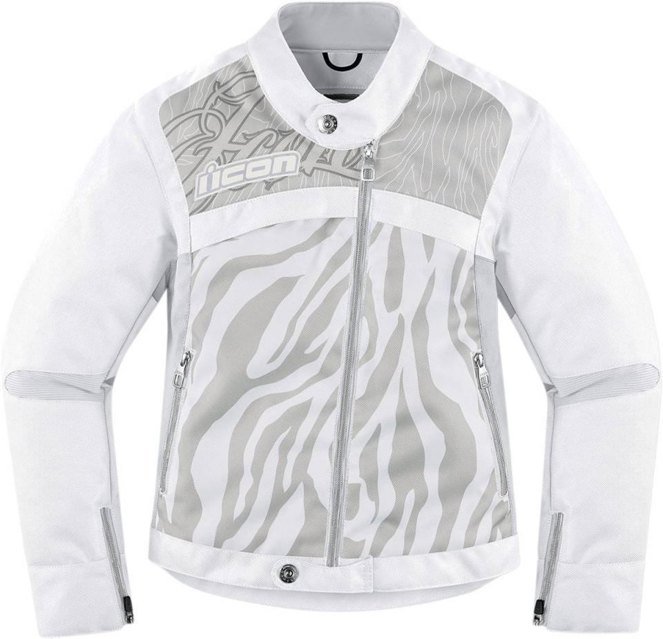 Blouson icon femme hella 2 textile blanc