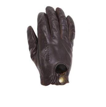 Gants Helstons CHARLY - Marron - Cuir pull up