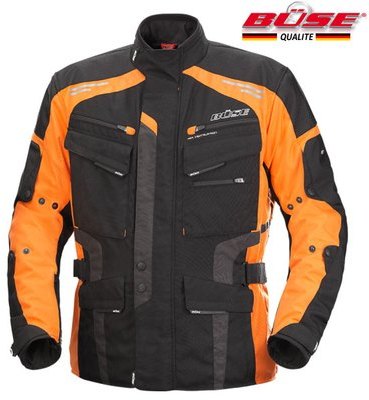 Veste moto Buse Torino Evo Noir Orange