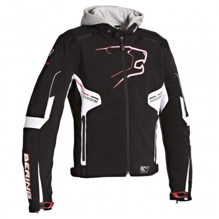 Blouson Bering Coaster Noir Blanc Rouge