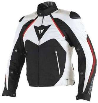 Veste Dainese G. Hawker D-Dry Noir Blanc Rouge 858