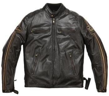 Blouson cuir Helstons ace rag marron
