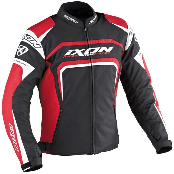 Blouson moto ixon eager rouge