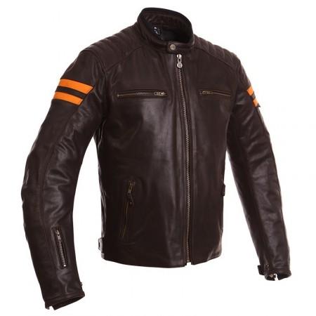Blouson Segura Retro Marron Orange