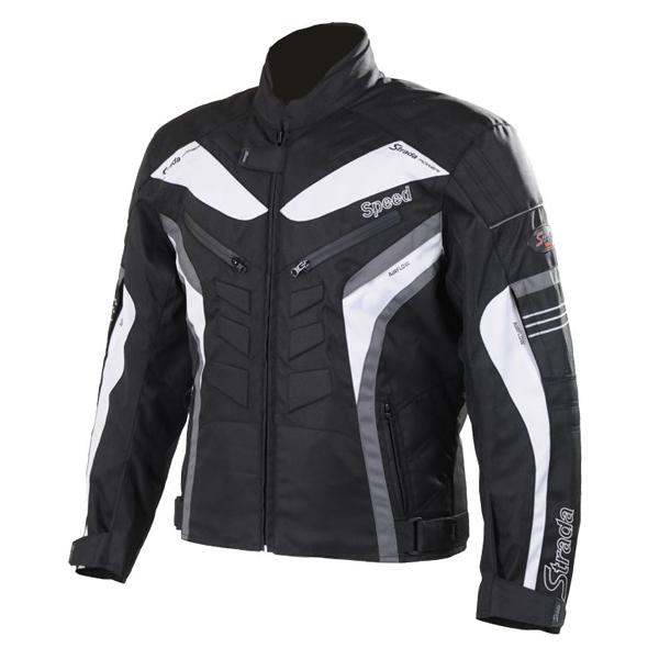Blouson moto textile strada str 147 gris