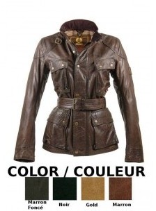 Veste moto Belstaff - New Panther Lady Noir