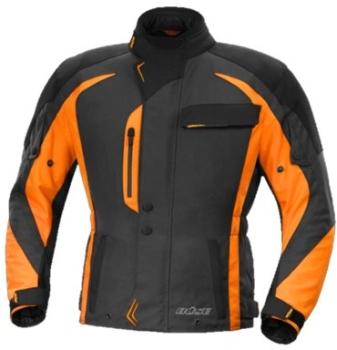 Blouson moto enfant Buese Youngstar Orange Fluo