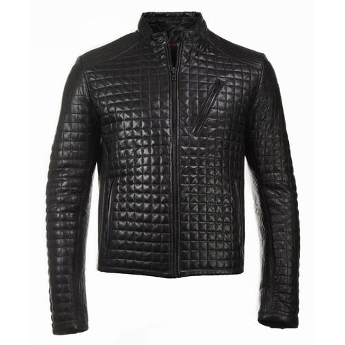 Blouson cuir homme noir 100481