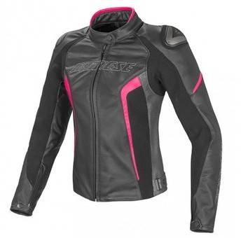 BLOUSON DAINESE LADY RACING D1 NOIR ROSE