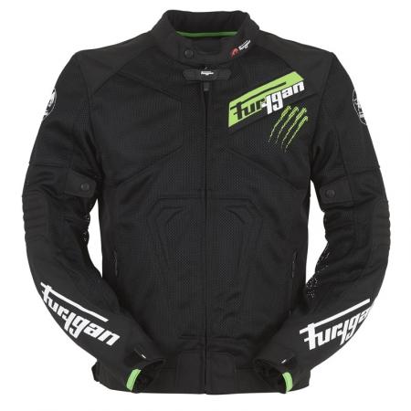 Blouson Furygan Hurricane Vented Noir Vert