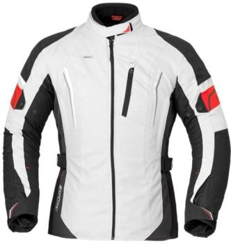 Veste Femme Moto Buse Alessia Gris Clair- Noir