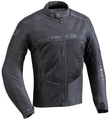 Blouson moto ventilé ixon alloy noir