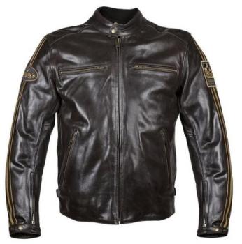 Blouson cuir Helstons ace fender marron