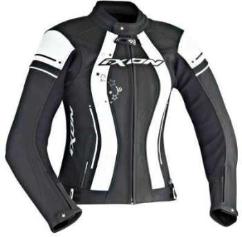 BLOUSON MOTO RACING CUIR IXON ALCYONE