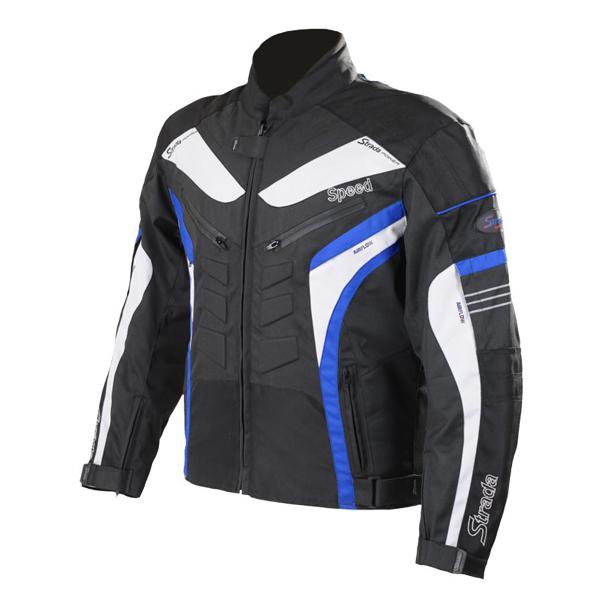 Blouson moto strada str 147 bleu